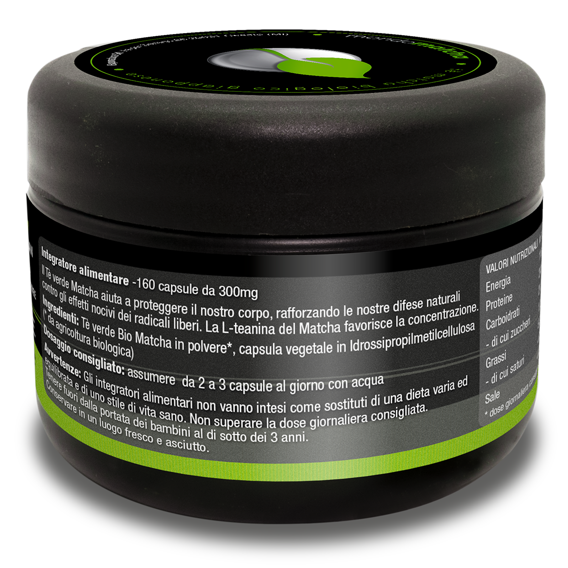Socr@te Capsul Te verde Matcha purissimo - Integratore 120 capsule - Exponatura